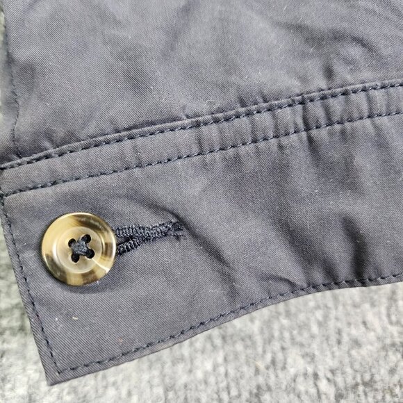 LL Bean Jacket Blue Gray Full Zip Harrington‎ Bomber Golf Grandpa OHYM7 Large - Picture 8 of 13